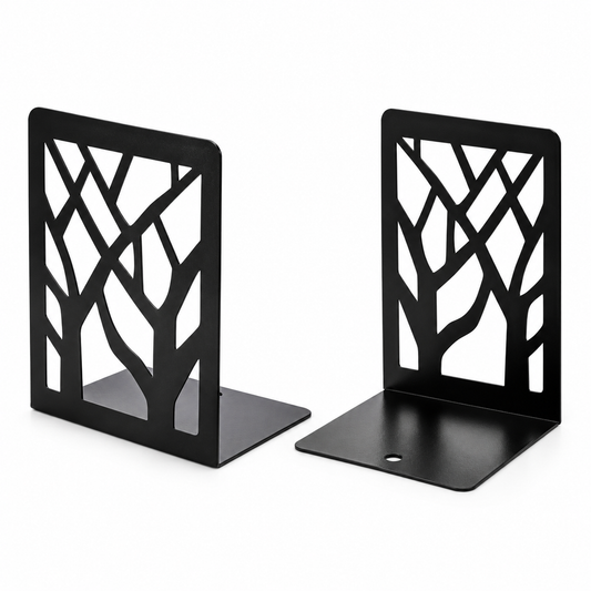 Artboard 1 Black Tree Cutout Bookends