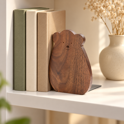 Black Walnut Bear Bookend
