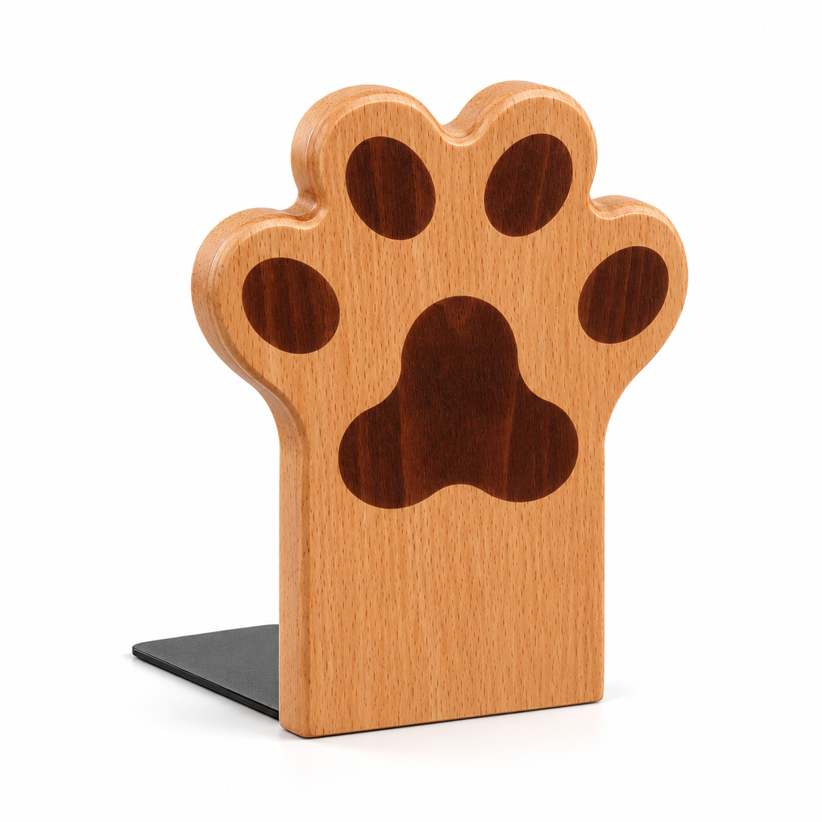 Beechwood Cat Paw Bookend