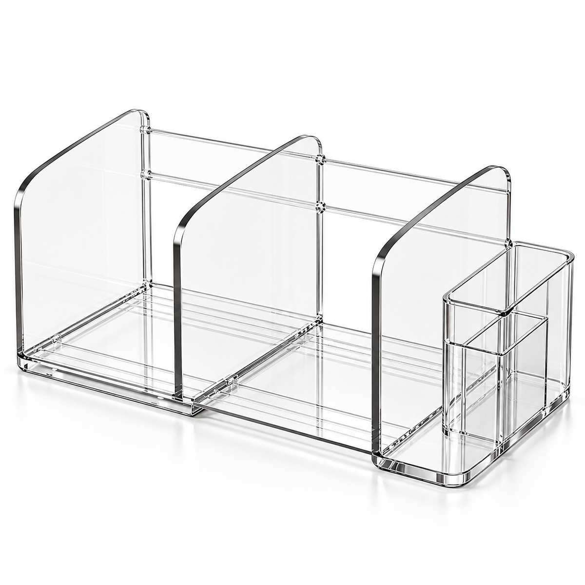 Clear Expandable Desktop Bookshelf